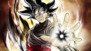 Uhkaava Goku Black Dragon Ball Superista — Dragon ball super GIF Taustakuvat
