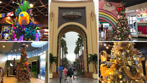 Universal Studios Joulukollaasi -taustakuva — Joulukollaasi Taustakuvat