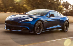 Upea Aston Martin Vanquish täydessä loistossaan — Steam Deck Taustakuvat