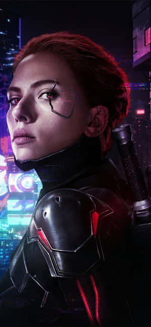 iPhone X Cyberpunk 2077 -tausta — Honor X7e Taustakuvat