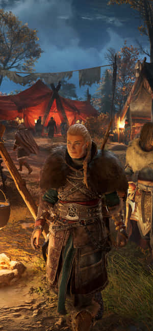 Iphone Xs Max Assassin's Creed Valhalla -taustakuva — Moto G47 Taustakuvat