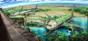 Anime maisema taustakuva — Anime maisema Taustakuvat