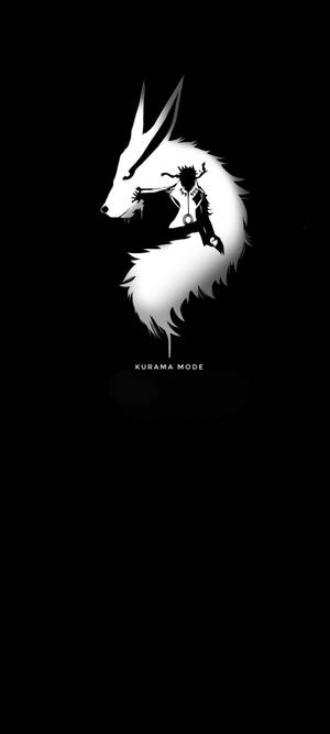 Uzumaki Naruto Musta Kurama-tila — iPhone Xs Taustakuvat