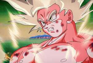 Vaaleankeltaiset hiukset Ultra Instinct Goku — Ultra Instinct Goku Taustakuvat