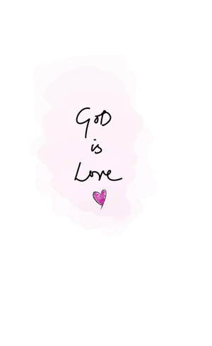 Vaaleanpunainen Sydän I Love Jesus iPhone — Galaxy Tab Active5 Pro Taustakuvat
