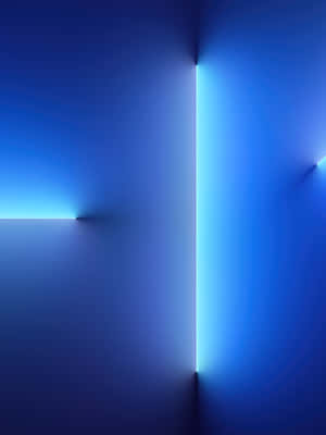 Sininen neon-tausta — iPad Pro 12.9 Taustakuvat
