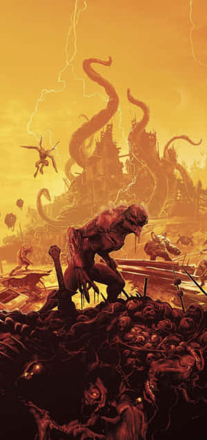Doom Eternal iPhone — Galaxy A26 Taustakuvat