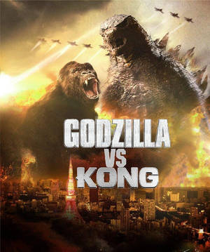 Godzilla vs Kong -elokuvajuliste -taustakuva — Motorola Razr Ultra 2025 Taustakuvat