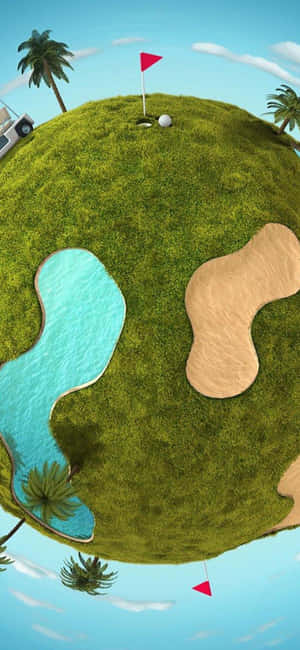 Mahtava golf — iPhone 11 Pro Max Taustakuvat