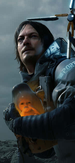 iPhone Xs Max Death Stranding -tausta — POCO C95 Pro Taustakuvat
