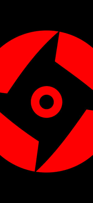 Minimalistinen Sharingan — Vivo X300 Ultra Taustakuvat