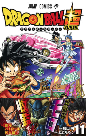 Valmistaudu villiin seikkailuun Dragon Ball Super -mangan kanssa! — Galaxy Tab S9 Ultra Taustakuvat
