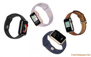 Apple Watch eri väri valikoima -taustakuva — Apple Watch Taustakuvat
