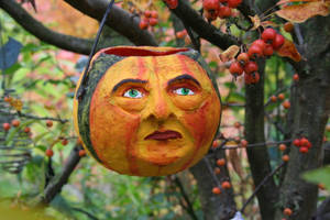 Vanhan ajan Halloween Jack O Lantern — Vintage Halloween Taustakuvat