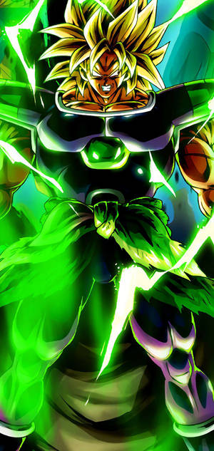 Super Saiyan Broly Dragon Ball Super Broly -taustakuva — iPhone 14 Plus Taustakuvat