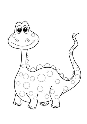 Dinosaurusten värityskuvia — iPad Pro M4 Taustakuvat