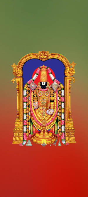 Venkateswara Swamy hindujumala — iPhone 11 Pro Max Taustakuvat