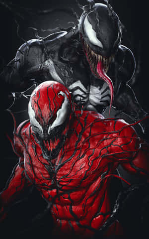 Cool Venom Vs Carnage — Pixel Tablet Taustakuvat
