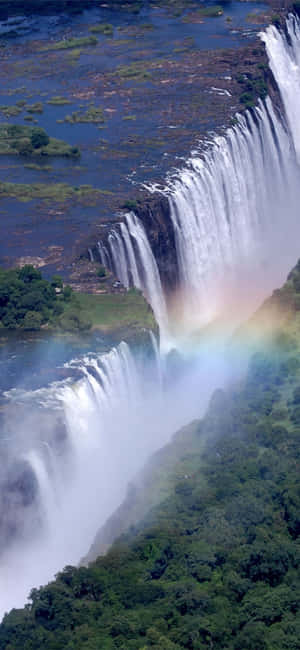 Victoria Falls Livingstonessa, Sambiassa — Motorola Edge (2025) Taustakuvat