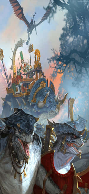 iPhone X Total War Warhammer -taustakuva — POCO F9 Pro Taustakuvat
