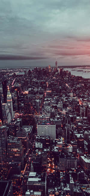 New York Iphone X — Hämärä Taustakuvat