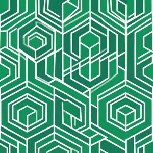 Minimalistinen vihreä ja valkoinen geometrinen taustakuva.