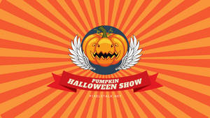 Vintage Halloween Show Kurpitsa — Vintage Halloween Taustakuvat