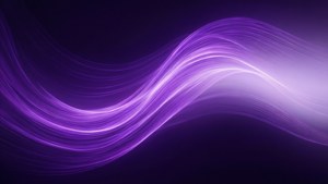 Sileä, virtaava abstrakti aalto violetin sävyissä, täydellinen moderniksi taustakuvaksi. — Violetti Taustakuvat