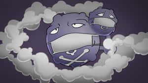 Weezing käyttää kasvomaskeja — Pelit GIF Taustakuvat