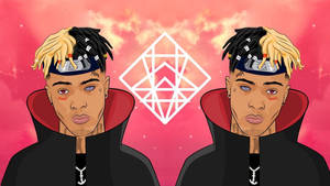 Xxxtentacion Anime Sivulta Sivulle Taide taustakuva — Söpö anime profiilikuva Taustakuvat