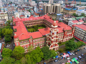 Yangon High Court Building Wallpaper — 4:3 Taustakuvat