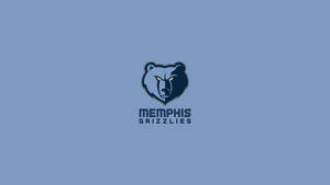 Yksinkertainen Memphis Grizzlies -joukkueen ikoni -taustakuva — Matala kontrasti Taustakuvat