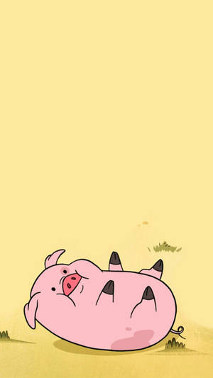 Ylösalaisin oleva Waddles — 9:16 Taustakuvat