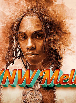 YNW Melly -animoitu kuvitus — Kindle Taustakuvat