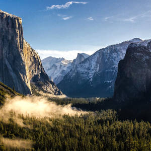 Yosemite-laakso iPad-kuva taustakuva