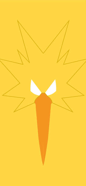 Zapdos minimalistiset kasvot — Huawei nova 16 Pro Taustakuvat