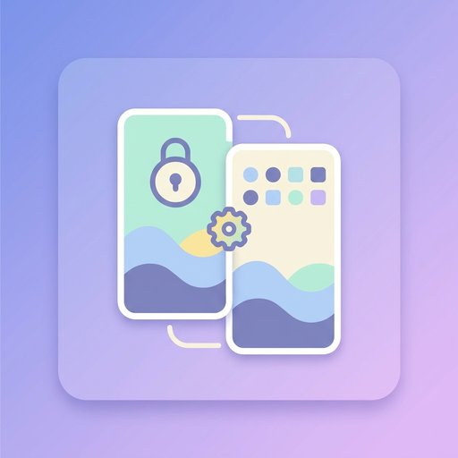 Lukitusnäyttö + Kotinäyttöpari | wallpaper image tool preview